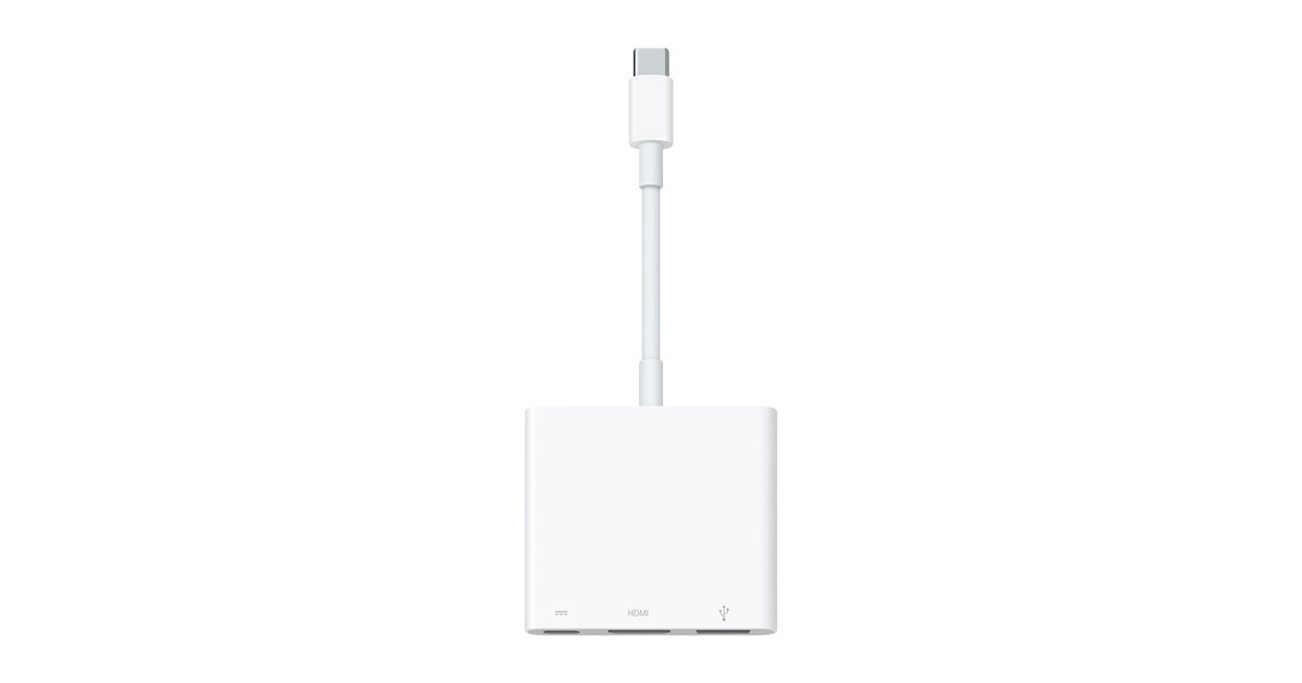 Adaptateur multiport AV numérique USB-C - accessoire Apple entreprise